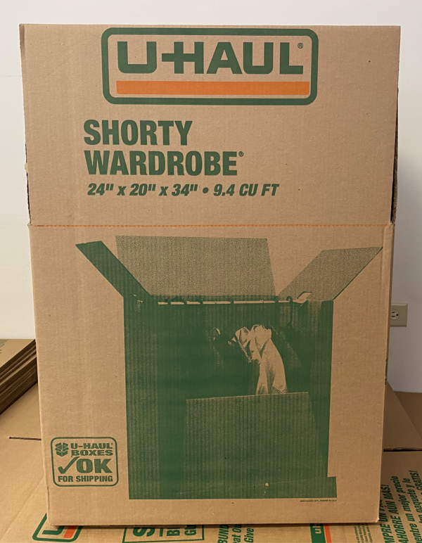 AIMS Self Storage & Moving | Shorty Wardrobe Box