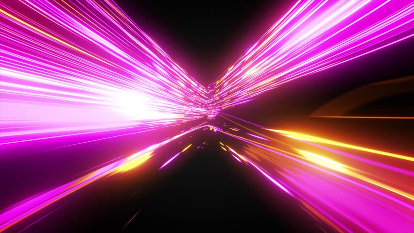 Digital Motion Graphics Featuring an Iridescent Stargate Blending in Space