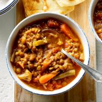 Spicy Veggie & Lentil Soup image