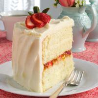 Vanilla Bean Cake with White Chocolate Ganache_image