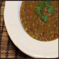 Spicy Sausage Lentil Soup image