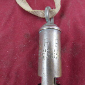 WW2 ARP WHISTLE BIRMINGHAM HUDSON ,WHISTLE