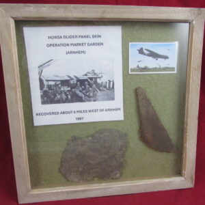 WW2 Fragments of Horsa Glider Panel Cloth & Wood (Arnhem)