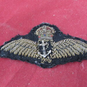 WW2 Fleet Air Arm Pilots Wings Original Cloth Badge