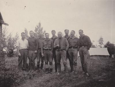 Geologists at camp