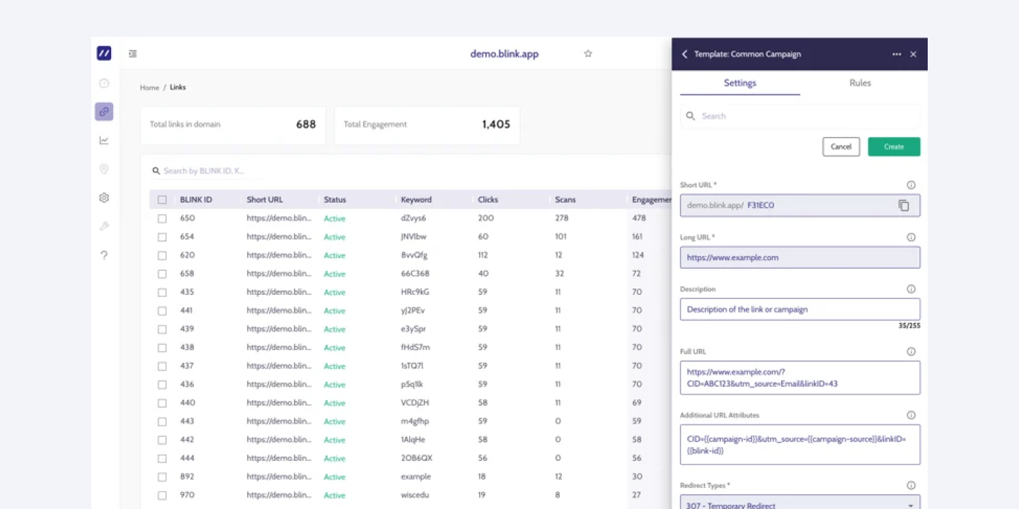 Competitor links screenshot