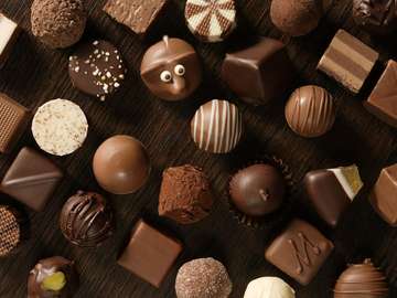 Pralines puzzle online from photo