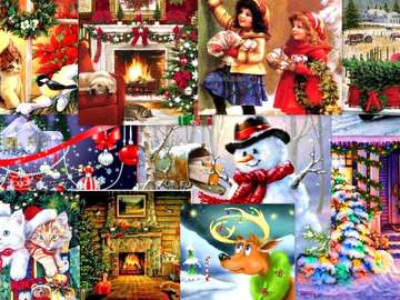 Christmas pictures online puzzle