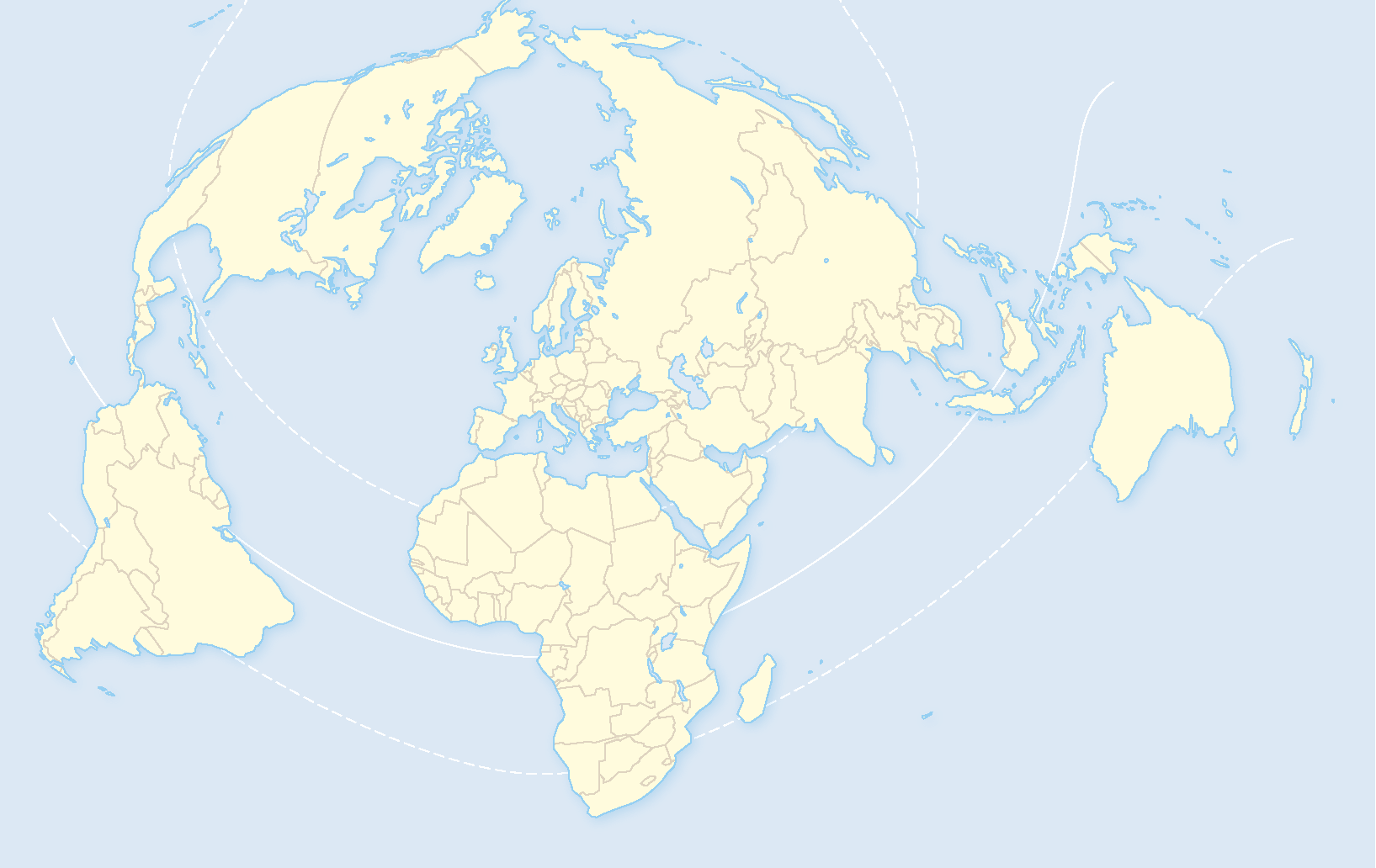 carte des mers