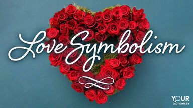 love symbolism heart of roses