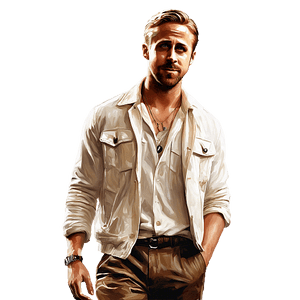 Ryan Gosling transparent PNG - StickPNG