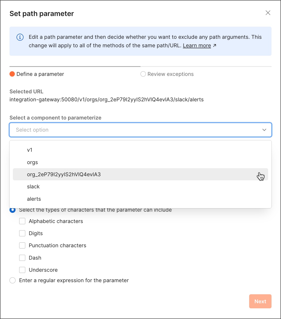 Select component