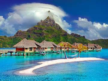 Bora Bora. French Polynesia jigsaw puzzle online