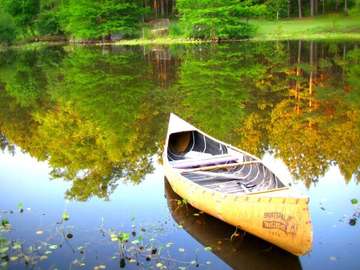 a boat on the lake jigsaw puzzle online