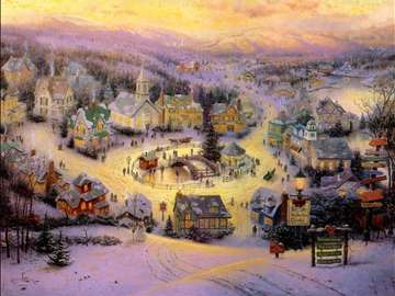 Little town. jigsaw puzzle online