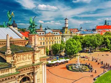 Center of Lviv. jigsaw puzzle online