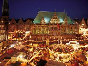 Christmas market in Düsseldorf jigsaw puzzle online