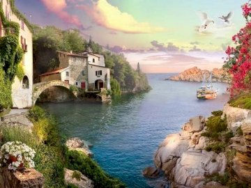 Panoramic landscape. jigsaw puzzle online