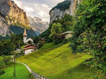 Lauterbrunnen. online puzzle