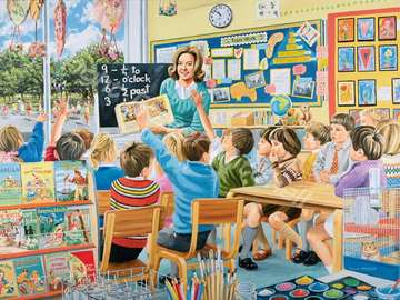 School teacher jigsaw puzzle online