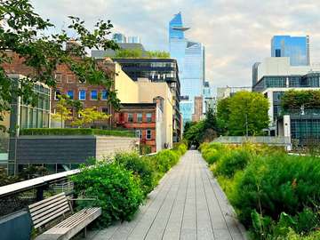 High Line Park in New York online puzzle