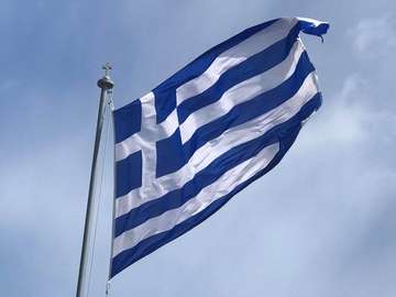 Greek flag jigsaw puzzle online