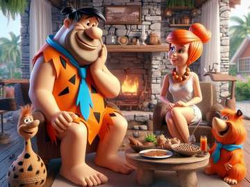 The Flintstones online puzzle