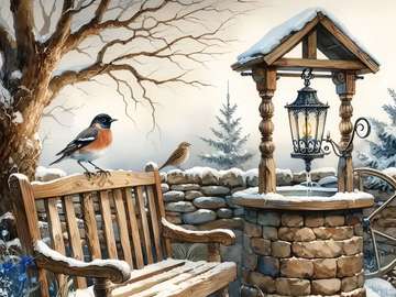 winter landscape jigsaw puzzle online