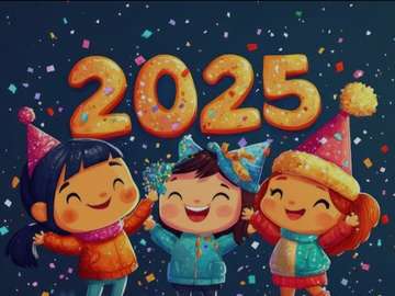 New year 2025 jigsaw puzzle online