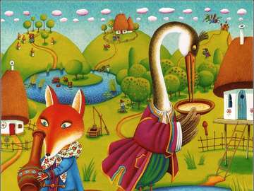 Fox and crane online puzzle