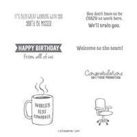 Welcome To The Team Cling Stamp Set