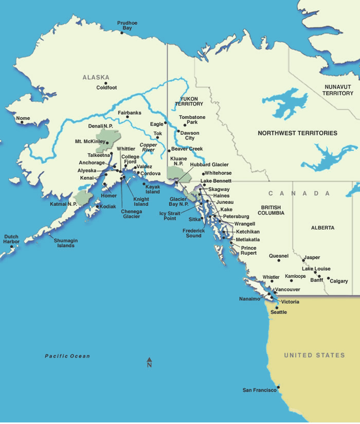 Map Of Alaska And Washington State - Gretal Gilbertine