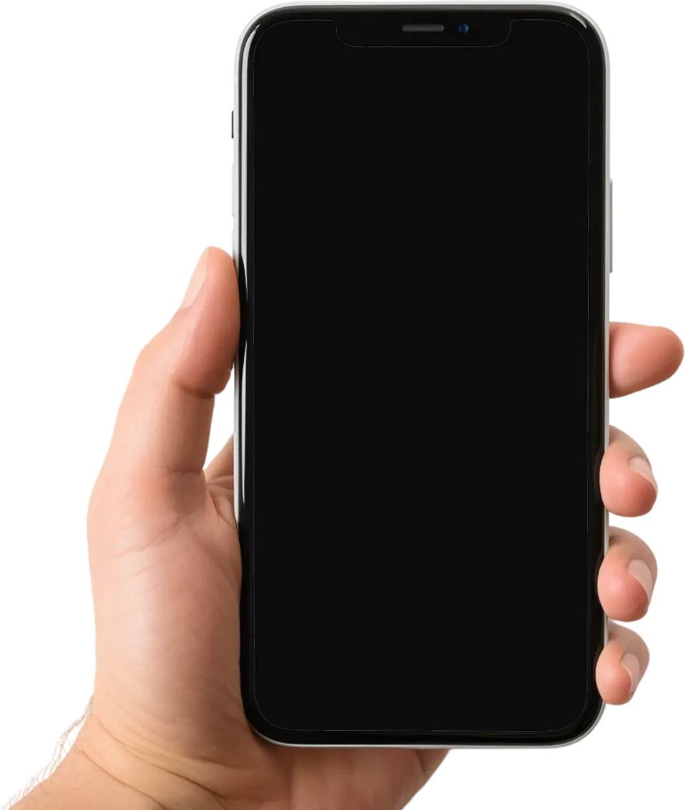 スマートフォンに表示された Aster Mail アプリ