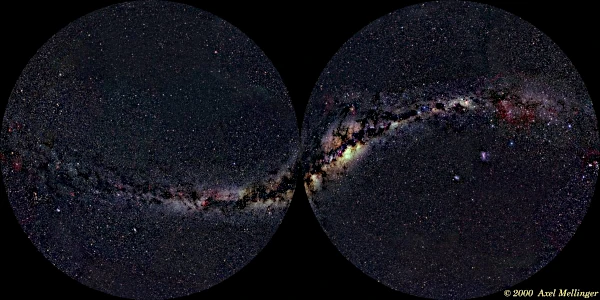 Central area of the Milky Way