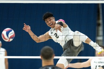 Army volleyball teams sweep Armed Forces titles