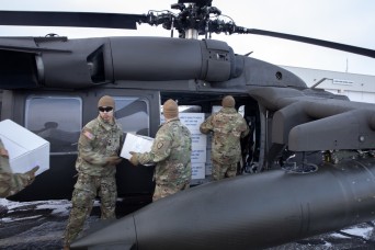 Alaska Guard Delivers Meat to Storm-Ravaged Community