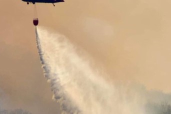 New York Army National Guard Aviators Help Control Wildfire