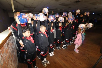 403rd AFSB volunteers host community relations event with local youth soccer club