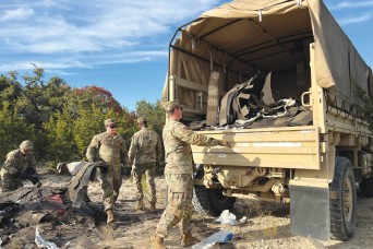 Fort Cavazos fall cleanup collects over 90,000 pounds of litter