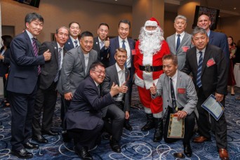 USAG Japan leaders, Japanese partners gather to celebrate the holidays