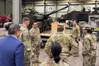 Army’s top sustainer, top operations officer in Europe visit APS-2 site in Mannheim