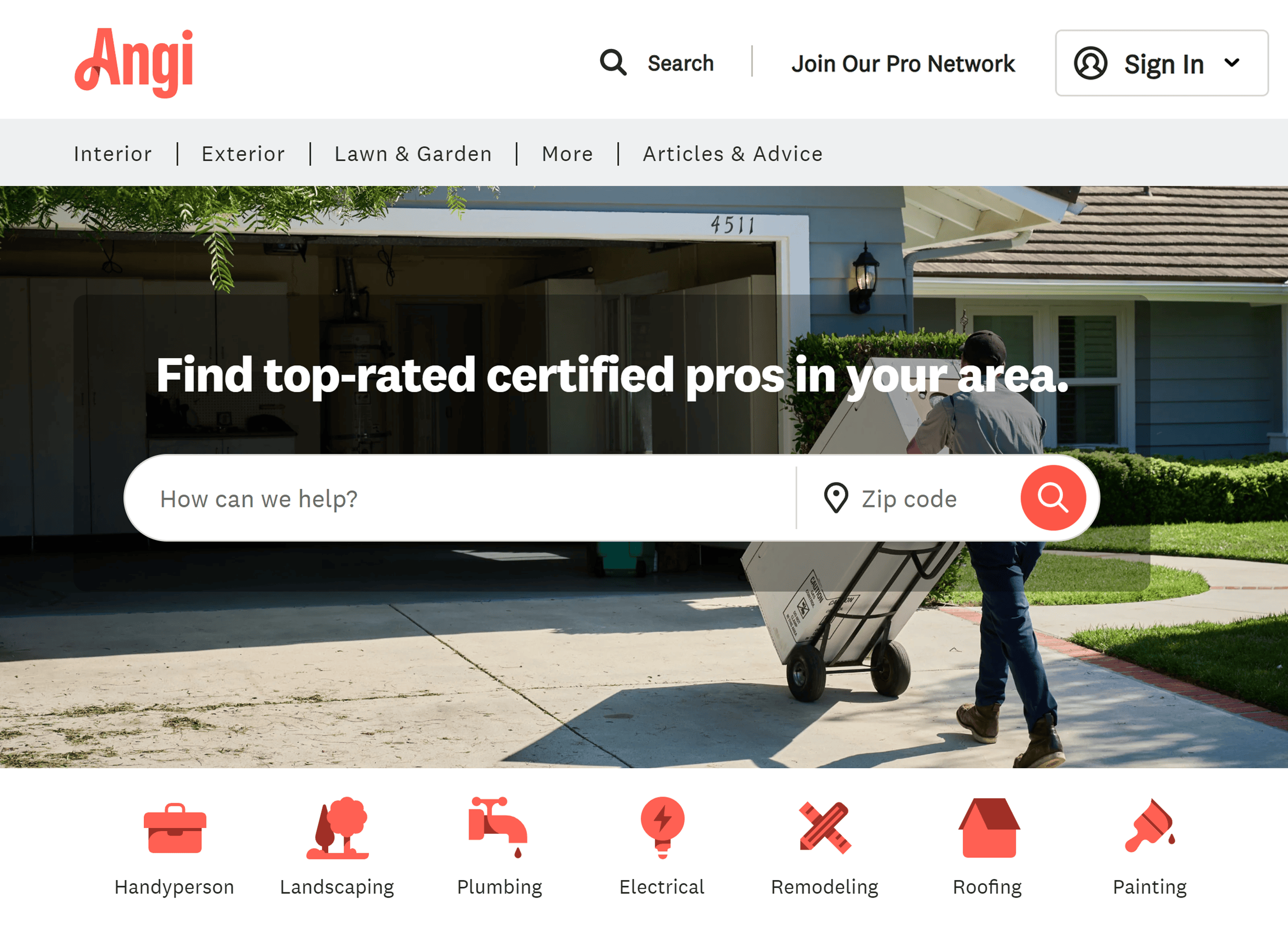Angi &ndash; Homepage