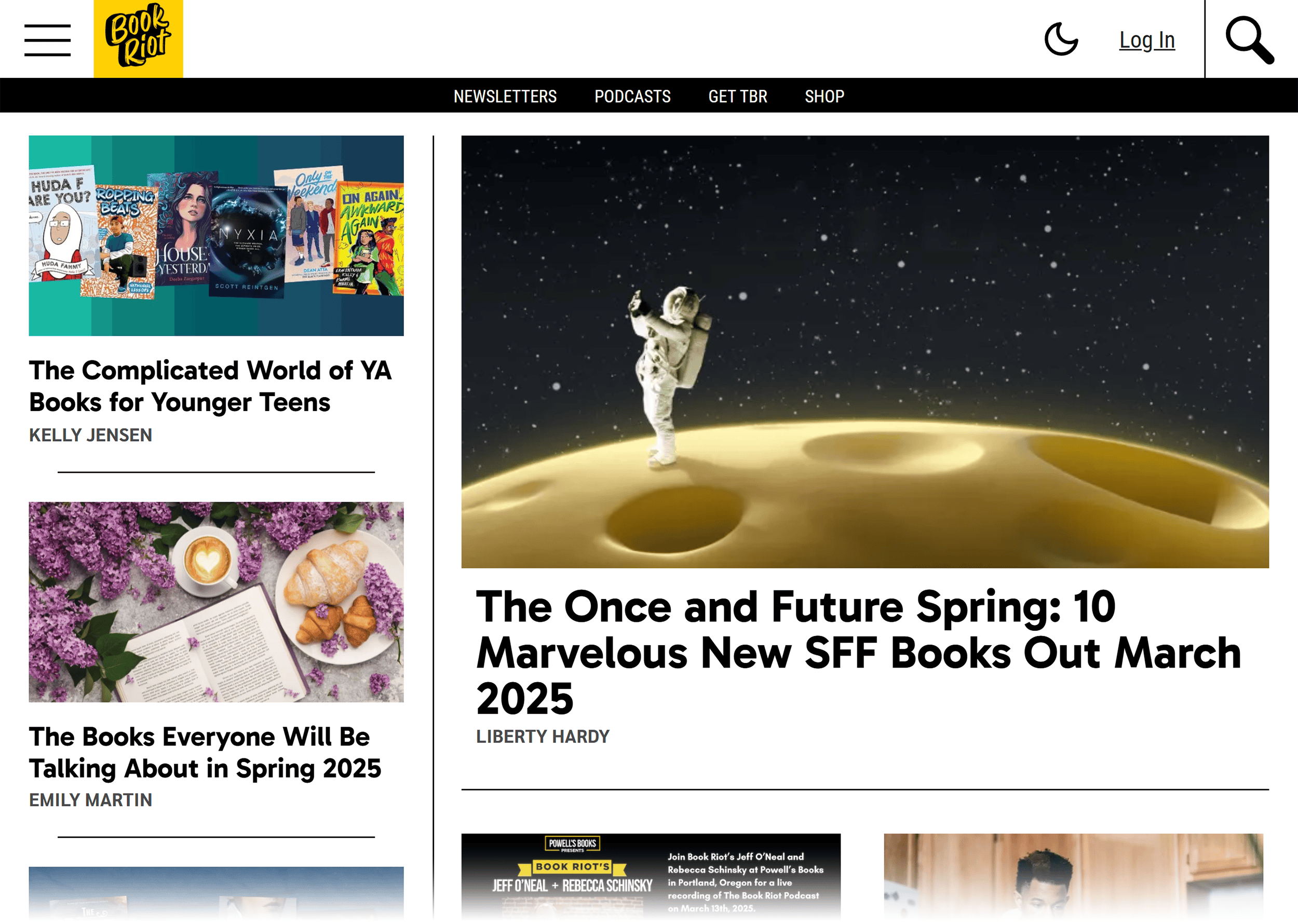 BookRiot &ndash; Homepage