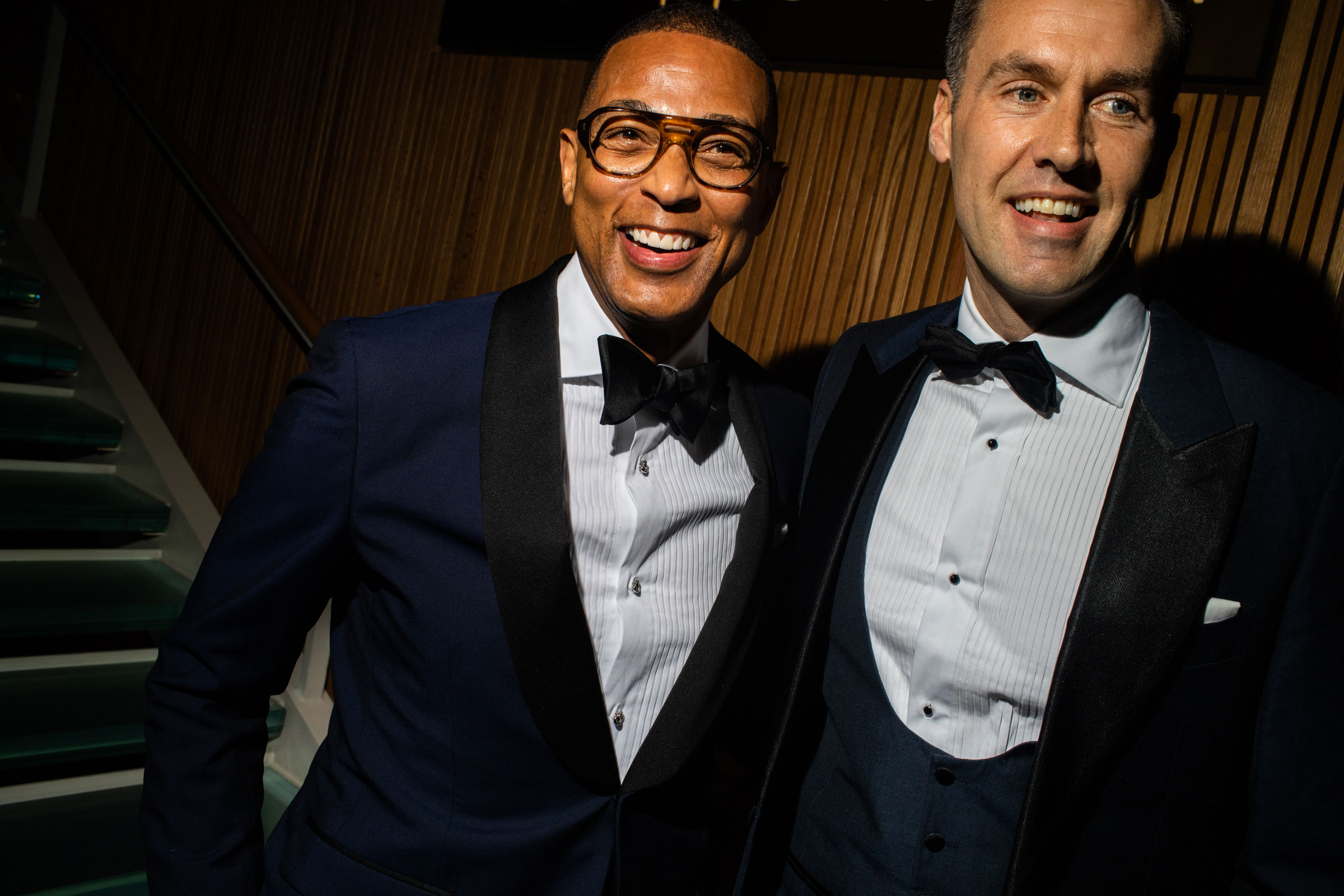 Don Lemon and Tim Malone arrive at the TIME 100 Gala at Jazz at Lincoln Center in New York City, on April 26, 2023.