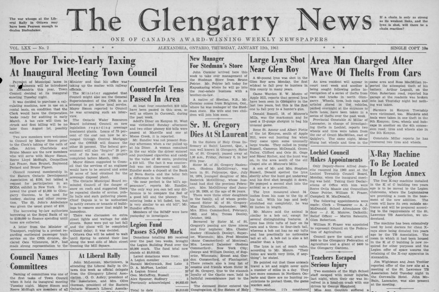 Glengarry News