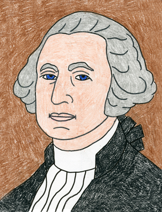 How to Draw George Washington: Easy Step-by-Step Art Lesson for Kids