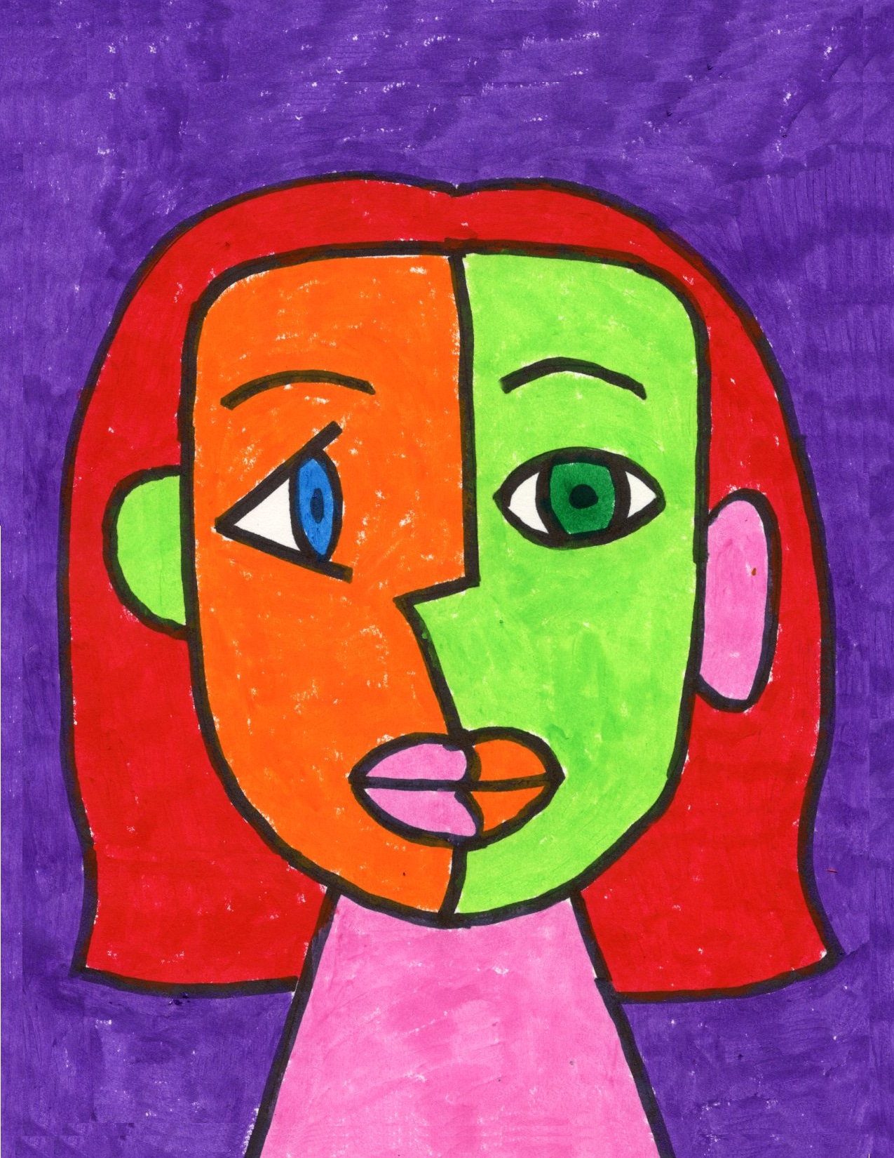 How to Draw Cubism: Easy Step-by-Step Art Lesson for Kids