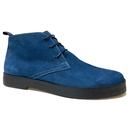 Cisco Suede Chukka Boots in Classic Blue by Madcap England