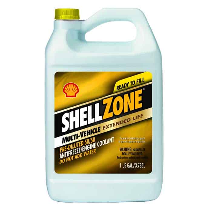 ShellZone prediluted coolant