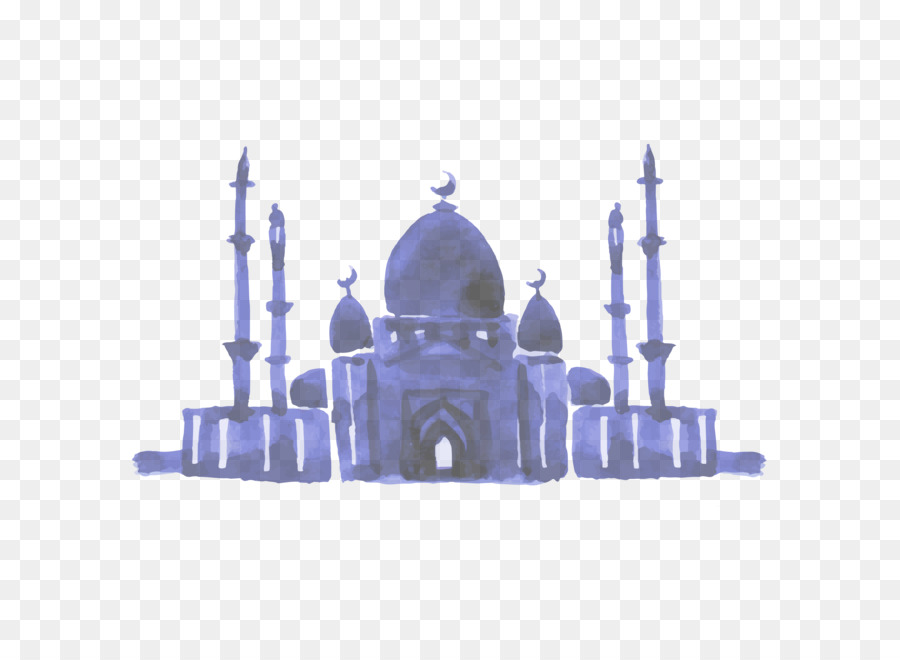 Blaue Moschee-Illustration